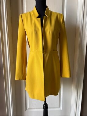 Zara, Yellow Longline Blazer
